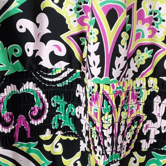 NWT INC International 1X Paisley Maxi Dress - Picture 3 of 12